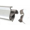 Topprofil 80 cm med klemliste til Easy Roll-up, enkeltsidet #1