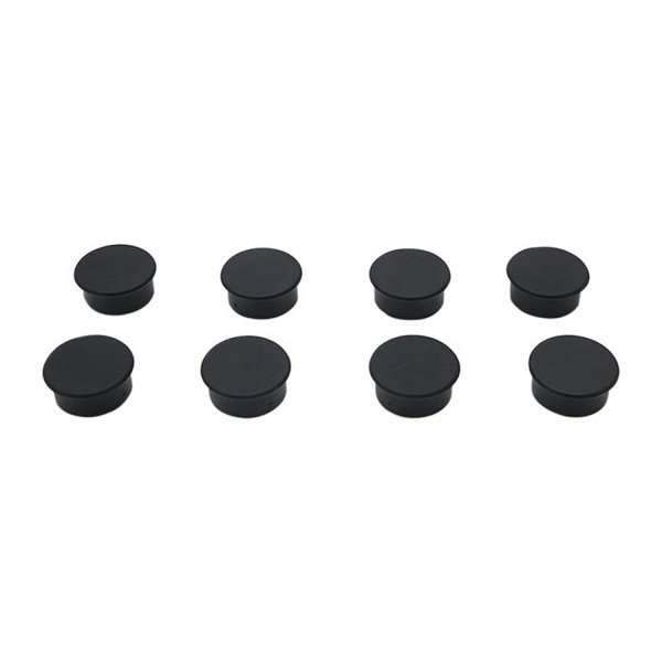 Magneter til whiteboards og ståltavler, 8 stk. sorte #1