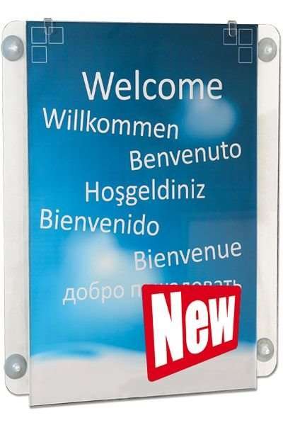 Window ramme med sugekop dobbeltsidet horisontal - A4 #3