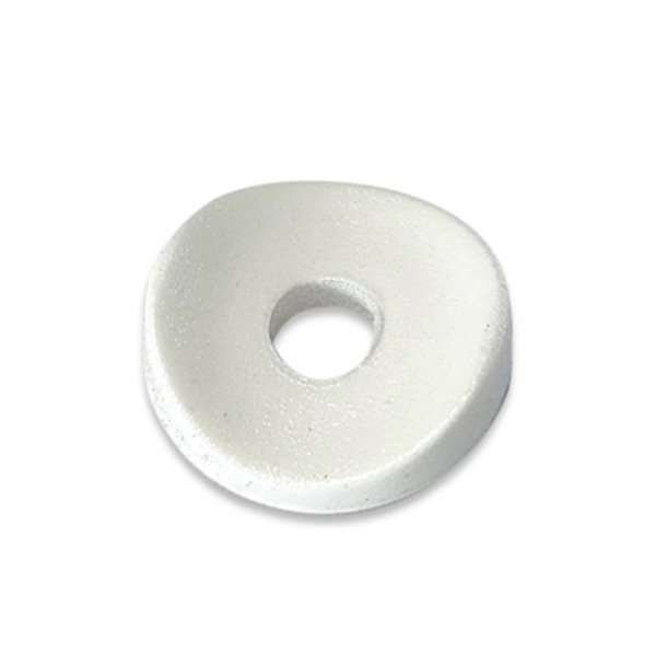 Afstand skive plastik - hvid #1