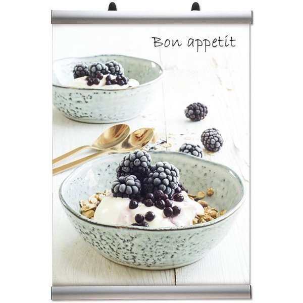 Plakatoph&aelig;ng, Banner-Line Set, 30 mm aluminiumsprofil, 150 cm