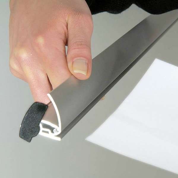 Plakatoph&aelig;ng, Banner-Line Set, 30 mm aluminiumsprofil, 135 cm