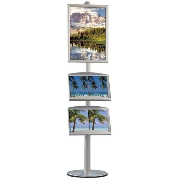 Multi Stander 3 - Enkeltsidet Med 2 Akrylhylder 25mm  1x50x70cm #6