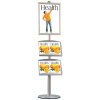 Multi Stander 3 - Enkeltsidet Med 2 Akrylhyler 25mm  1x60x85cm #2