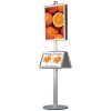 Multi Stander 2 - Dobbeltsidet med Akrylhylde 25mm 2x70x100cm #2