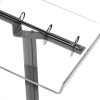 Flick Menu stander horisontal - A4 Bladrestativ - 21x29.7 cm - sølv #2