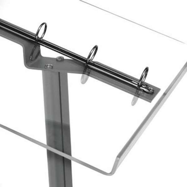 Flick Menu stander horisontal - A4 Bladrestativ - 21x29.7 cm - sølv #2