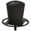 Crowd control top til tov, med gevind - Sort #1