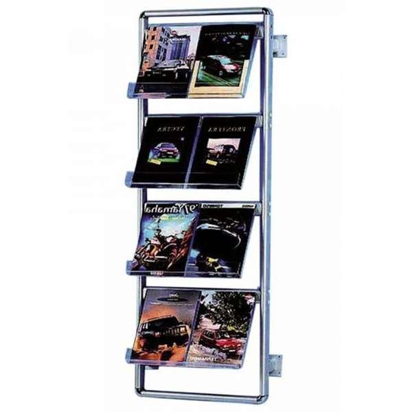 Info Line Wall Brochureholder til væg - 8xA4 - 21x29.7 cm #3