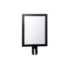 Sign holder for Crowd Barrier Belt system, Sort, A3 #1