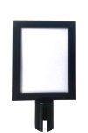 Sign holder for Crowd Barrier Belt system, Sort, A4 #1