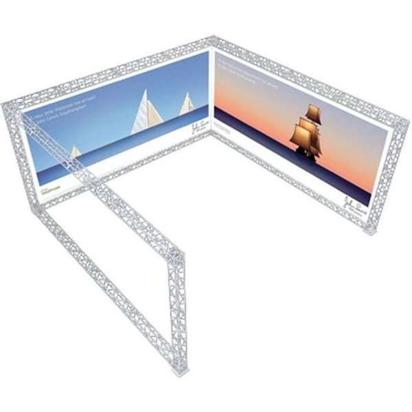 Crown Truss 15 U-form 5 x 5 m - hvid #2