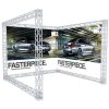 Crown Truss 15 U-form 3 x 3 m - hvid #1