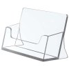 Visitkortholder, horisontal, transparent #1