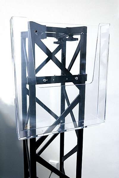 Crown Truss, Brochure dispenser M65 with fitting - Hvid #2