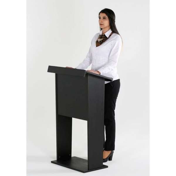Wood Podium - Black - Talerstol i sort #15