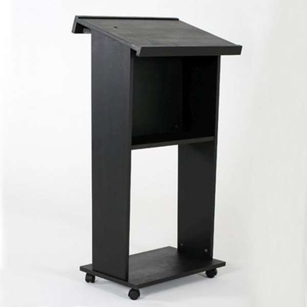 Wood Podium - Black - Talerstol i sort #8