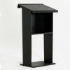 Wood Podium - Black - Talerstol i sort #5