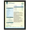 Window ramme dobbeltsidet - A4 - sort #1