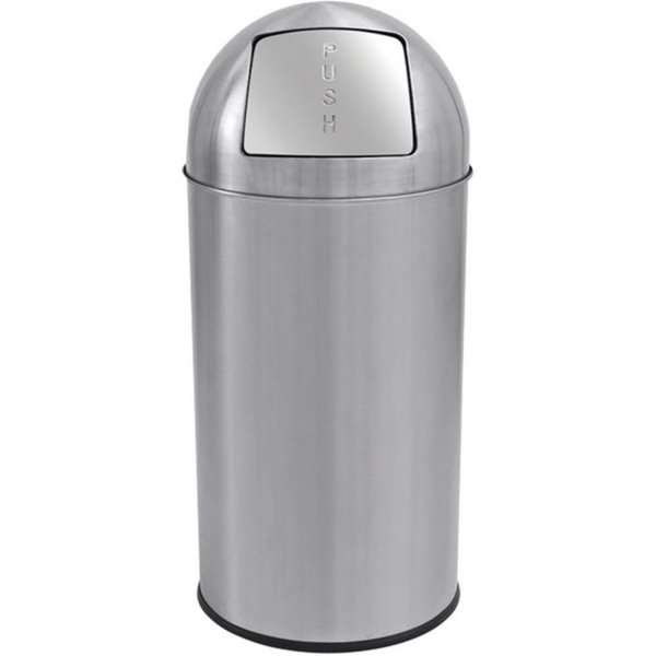 Dust Bin Push, Silver - 50 L #1