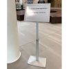 Flex Infostander, justerbar, sølv, med A2 Klikramme #11