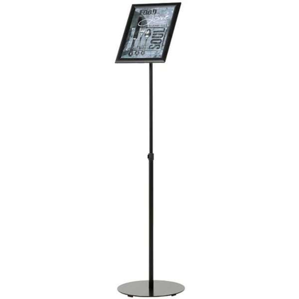Infostand Telescopic, sort, A4 #1