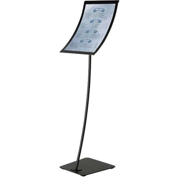 Infostand Curved Black  A3 #1