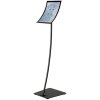 Infostand Curved Black  A4 #1