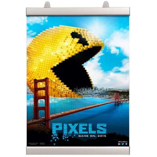 Poster Clamp Set, plakatophæng med 25mm aluminium plakatlister - 100cm (B0) #1