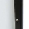 Sort Infobox Magnetisk med lås - 9xA4 - sort #4
