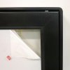 Sort Infobox Magnetisk med lås - 9xA4 - sort #2