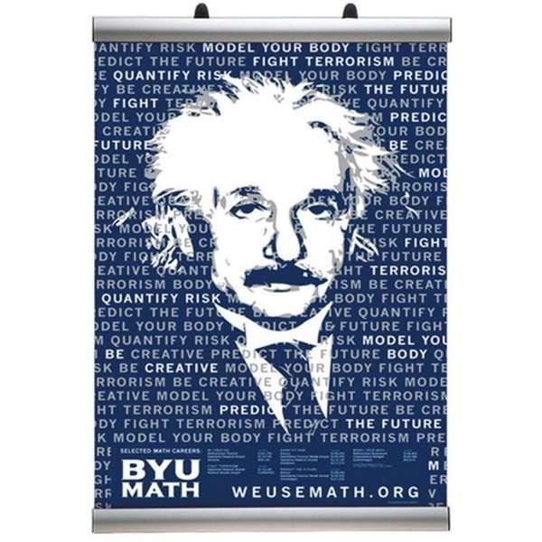 Banner-Line Set, plakatophæng med 30mm aluminium plakatlister - 100cm (B0) #1
