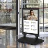 Wind-Sign Waterbase Pro Gadeskilt - sort - A0 #11