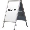 Alu-Line Standard Gadeskilt - sølv - 70 x 100 cm #1
