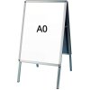 Alu-Line Rondo Gadeskilt - A0 - sølv #1