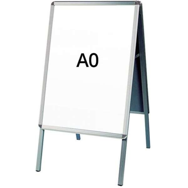 Alu-Line Rondo Gadeskilt - A0 - sølv #1