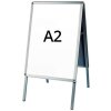 Alu-Line Rondo Gadeskilt - A2 - sølv #1