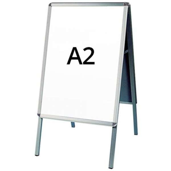 Alu-Line Rondo Gadeskilt - A2 - sølv #1