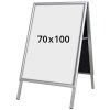 Alu-Line Budget A-skilt, til indendørs brug - 70x100 cm - sølv #1