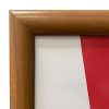 Klikramme med 25mm aluminium profil, trælook - 50 x 70 cm #3