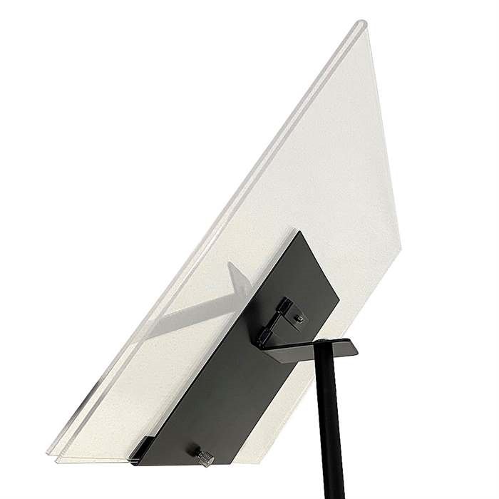 Design Stand, gulv skilt med 50 grader vinklet holder, vertikal A5 akrylholder #3