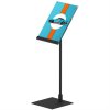 Design Stand, gulv skilt med 50 grader vinklet holder, vertikal A5 akrylholder #1