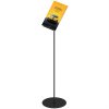 Design Stand, gulv skilt med 50 grader vinklet holder, vertikal A4 akrylholder #1
