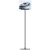 Design Stand, gulv skilt med akrylholder horisontal A4, sort #2