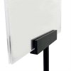 Design Stand, gulv skilt med akrylholder, vertikal  A4, sort, 132cm høj #4