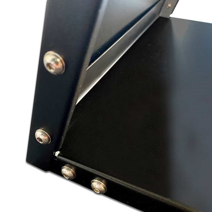 Design Stand brochureholder i stål  A4/M65 med 6/12 rum, sort #7