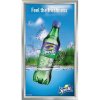 Klikramme med 45mm aluminium profil, sølv - 100x200 cm #1