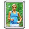 Klikramme med 32mm aluminium Rondo profil, sølv - 50x70 cm #1