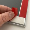 Klikramme Fast-Fix med 25mm aluminium profil, sølv - A4 #2
