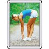 Klikramme med 25mm aluminium Rondo profil, sølv - 50x70 cm #1